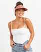HEMLOCK HAT CO. Capri Straw Visor image number 2