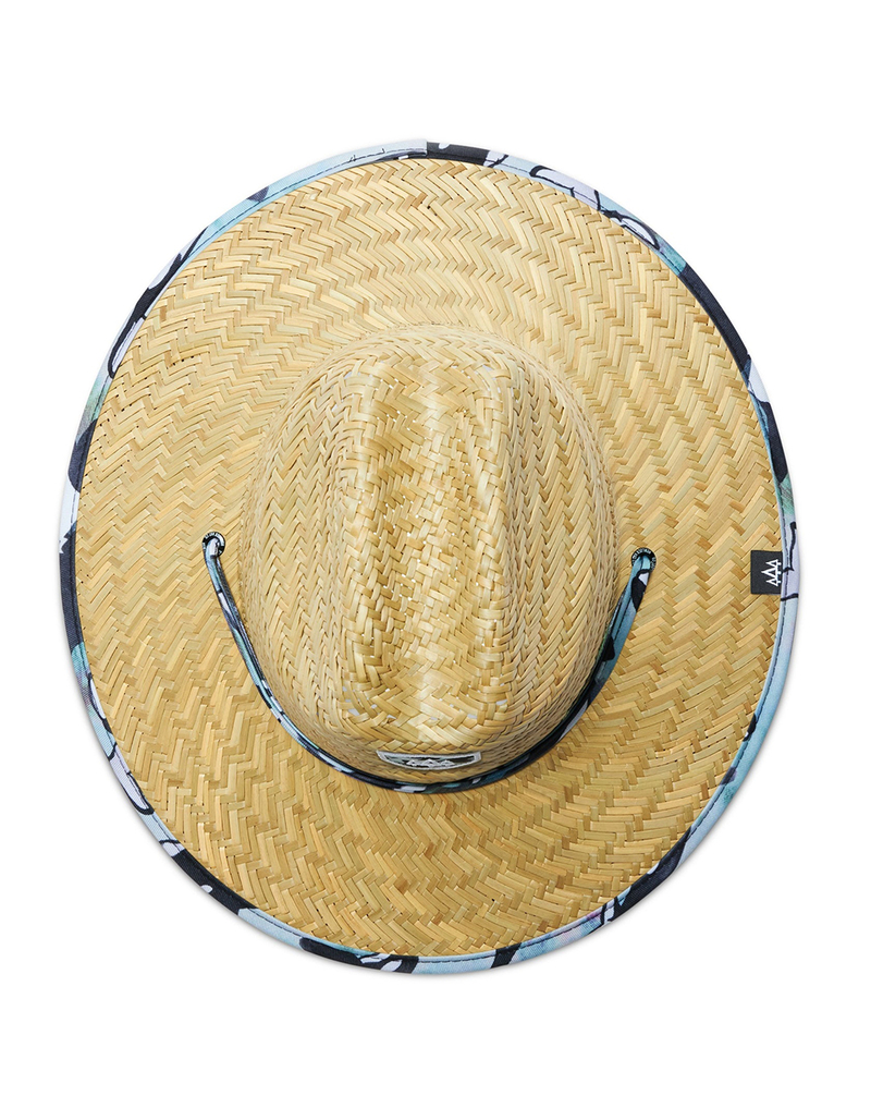 HEMLOCK HAT CO. Willy Little Kids Straw Lifeguard Hat image number 2