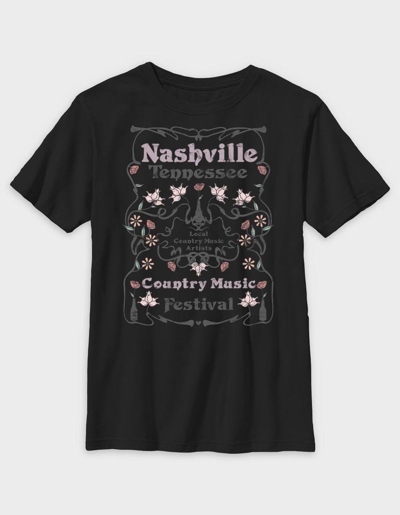 NASHVILLE Country Fest Unisex Kids Tee image number 0
