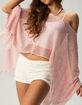 FULL TILT Womens Off The Shoulder Sequin Poncho image number 7