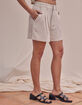 WEST OF MELROSE Womens Linen Shorts image number 3