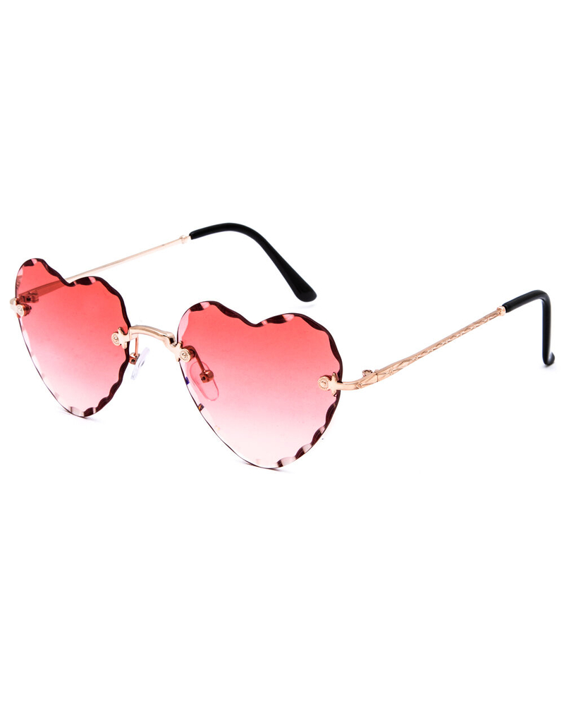 Believed Heart Eyes Sunglasses image number 0