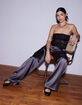WEST OF MELROSE Womens Satin Cargo Pants image number 1
