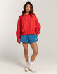 NIKE Sportswear Phoenix Fleece Womens High Rise Shorts image number 6