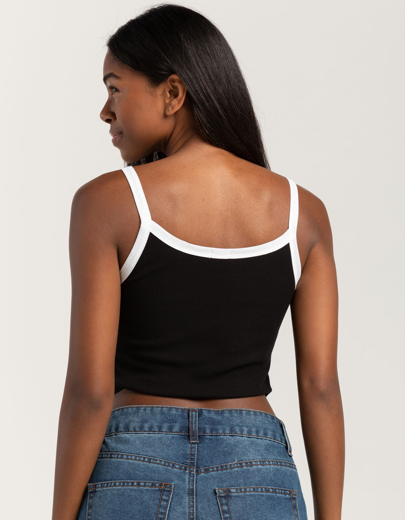 TILLYS Womens Ringer Tank Top image number 3