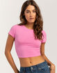 BOZZOLO Womens Cropped Tee image number 1