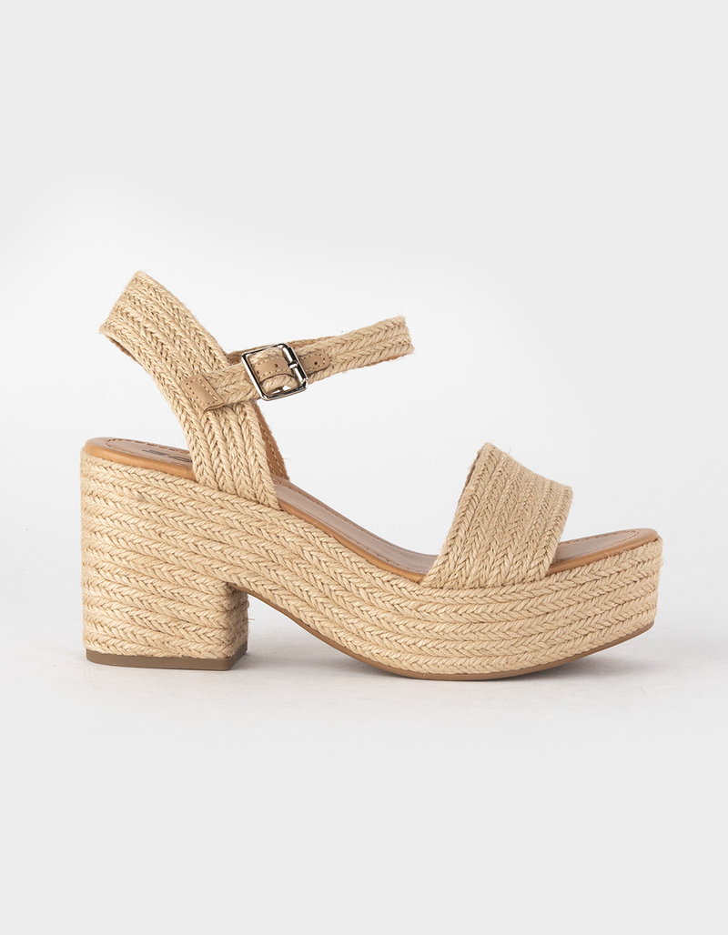 SODA Castle Womens Platform Sandals image number 1