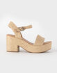 SODA Castle Womens Platform Sandals image number 2