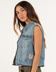 CI SONO Womens Denim Vest  image number 2