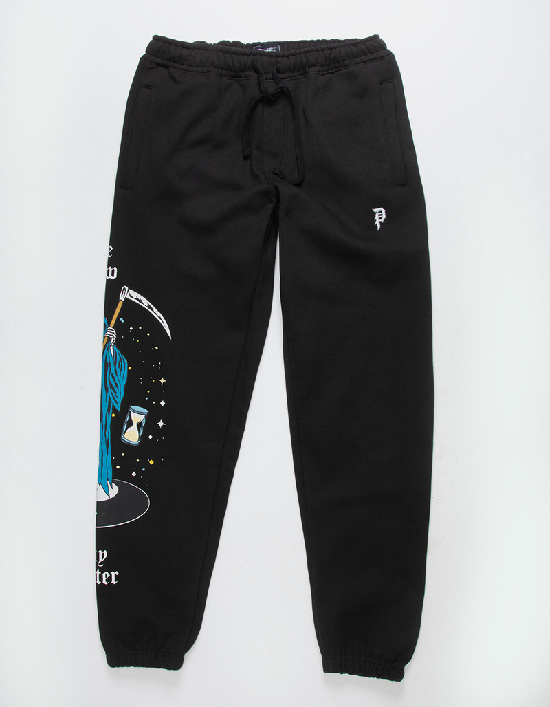 PRIMITIVE Black Pack Timeout Mens Sweatpants image number 0