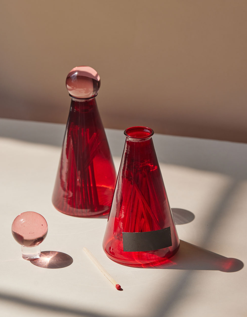 PADDYWAX Glass Matchstick Holder image number 1