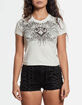 AFFLICTION Wash Womens Baby Tee image number 1