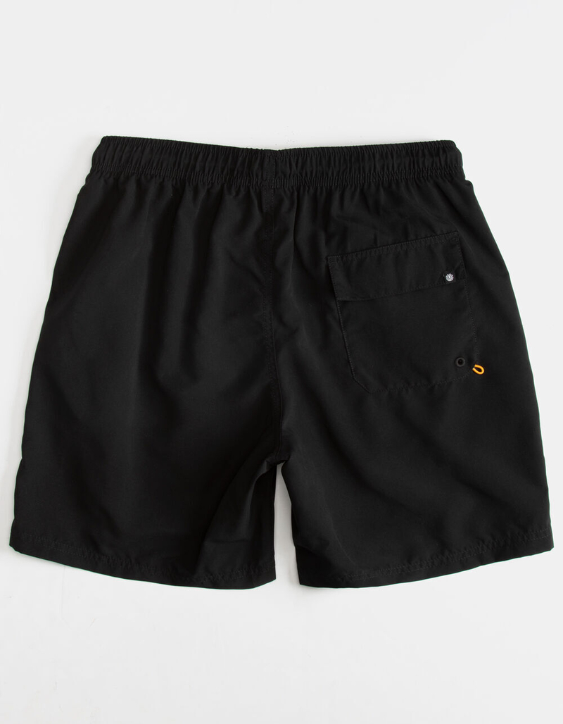 ELEMENT Canyon Mens Black Volley Shorts image number 2