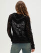 AFFLICTION Simulation Womens Lace Up Hoodie image number 1