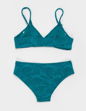 FULL TILT Textured Ring Girls Bralette Bikini Set Alternative Image