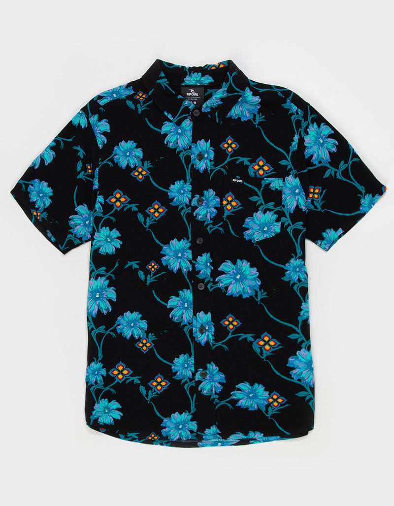 RIP CURL Surf Revival Boys Button Up Shirt image number 0