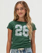 FULL TILT 26 Lace Fill Girls Tee image number 1