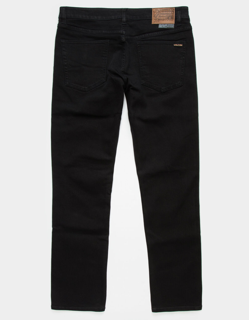 VOLCOM Vorta Mens Black Slim Straight Jeans image number 1
