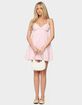 EDIKTED Danira Pinstripe Babydoll Mini Dress image number 5