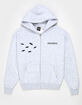 RSQ x Peanuts Halloween Creeped Mens Zip-Up Hoodie image number 3