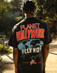 PLANET HOLLYWOOD World Map Mens Boxy Tee image number 4