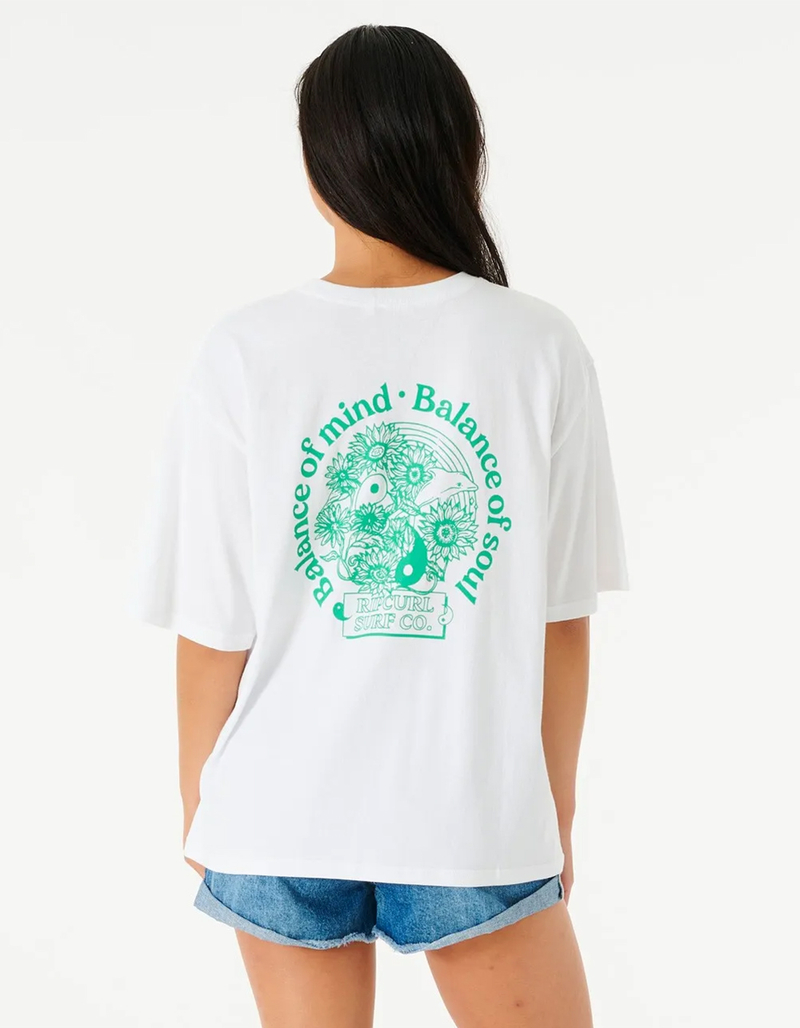 RIP CURL Balance Womens Oversized Heritage Tee image number 0