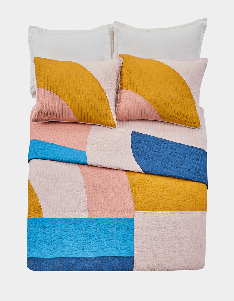 Modshapes Twin Quilt Set image number 1