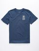 RVCA Bad Palms Navy Boys T-Shirt image number 1