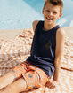 BLUE CROWN Tropic Tourist Boys Swim Shorts image number 4