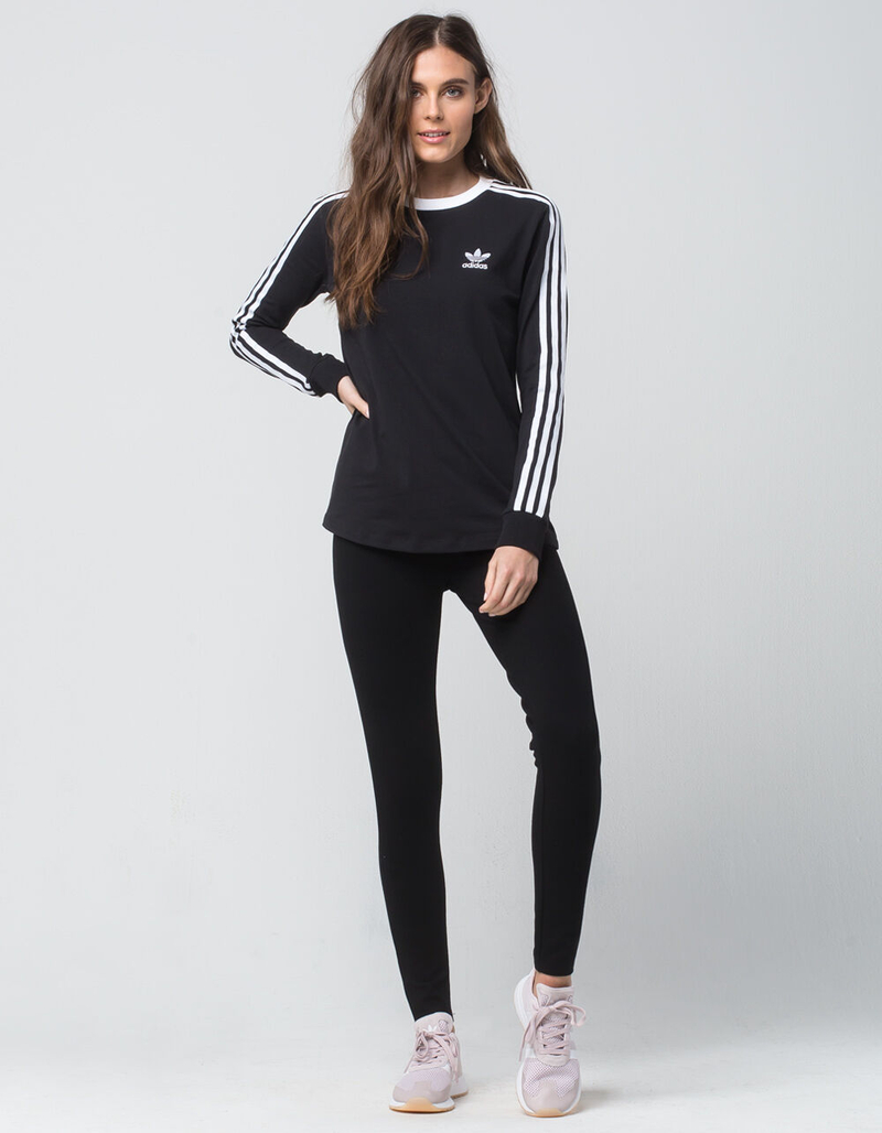 ADIDAS 3 Stripes Womens Long Sleeve Tee image number 3