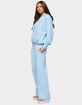 EDIKTED Core Stripey Wide Leg Sweatpants image number 4