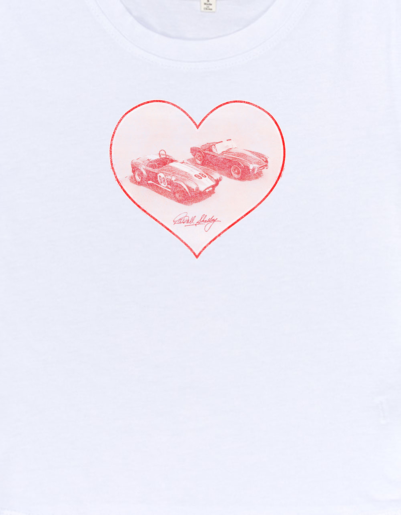 SHELBY COBRA Heart Womens Baby Tee image number 2