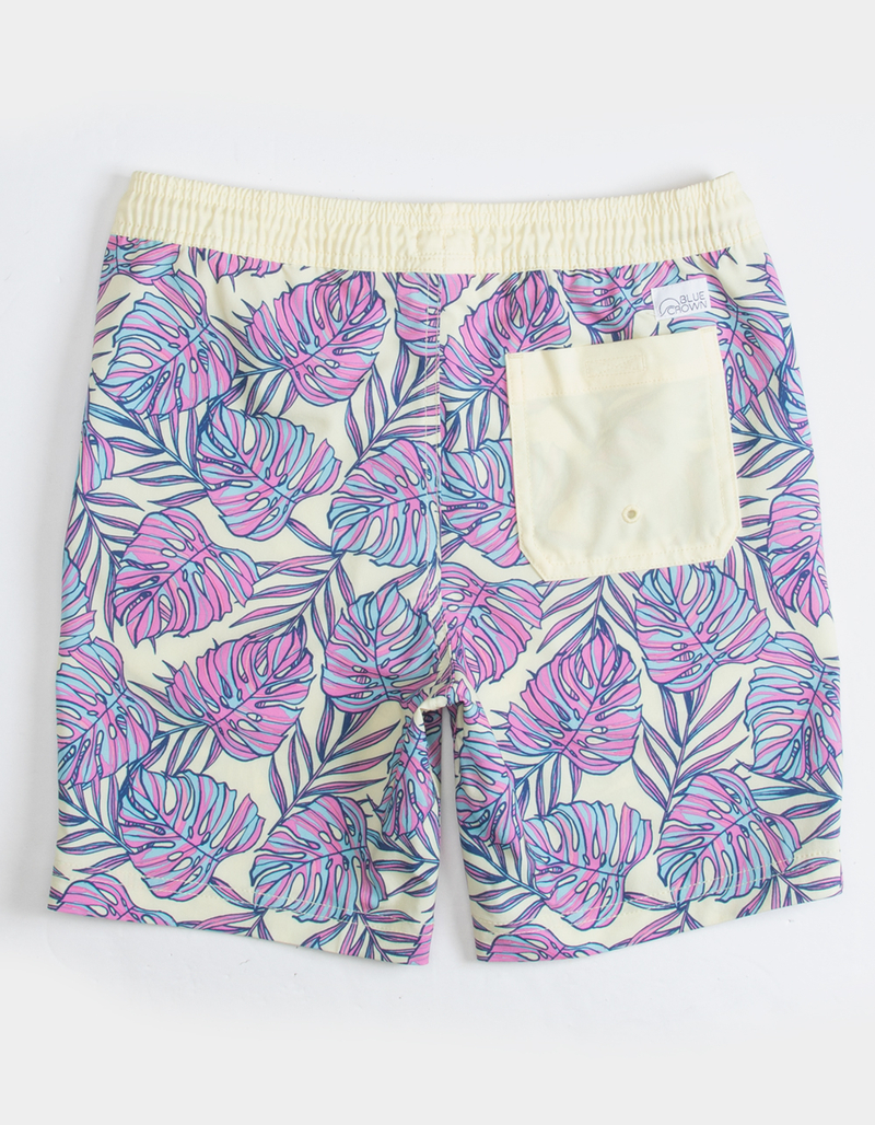 BLUE CROWN Acrylic Jungle Boys Swim Shorts image number 2