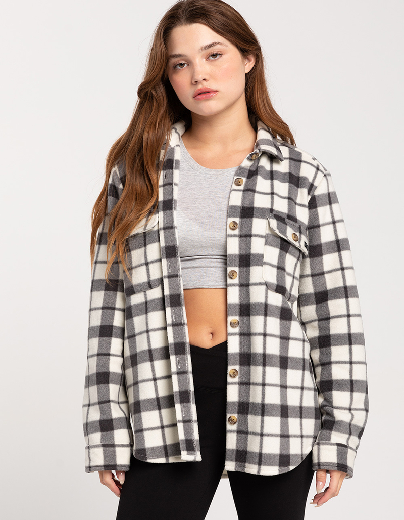 BILLABONG A/Div Forge Womens Fleece Flannel Shacket image number 0