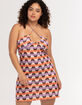 RSQ Womens Swirl Halter Dress  image number 1