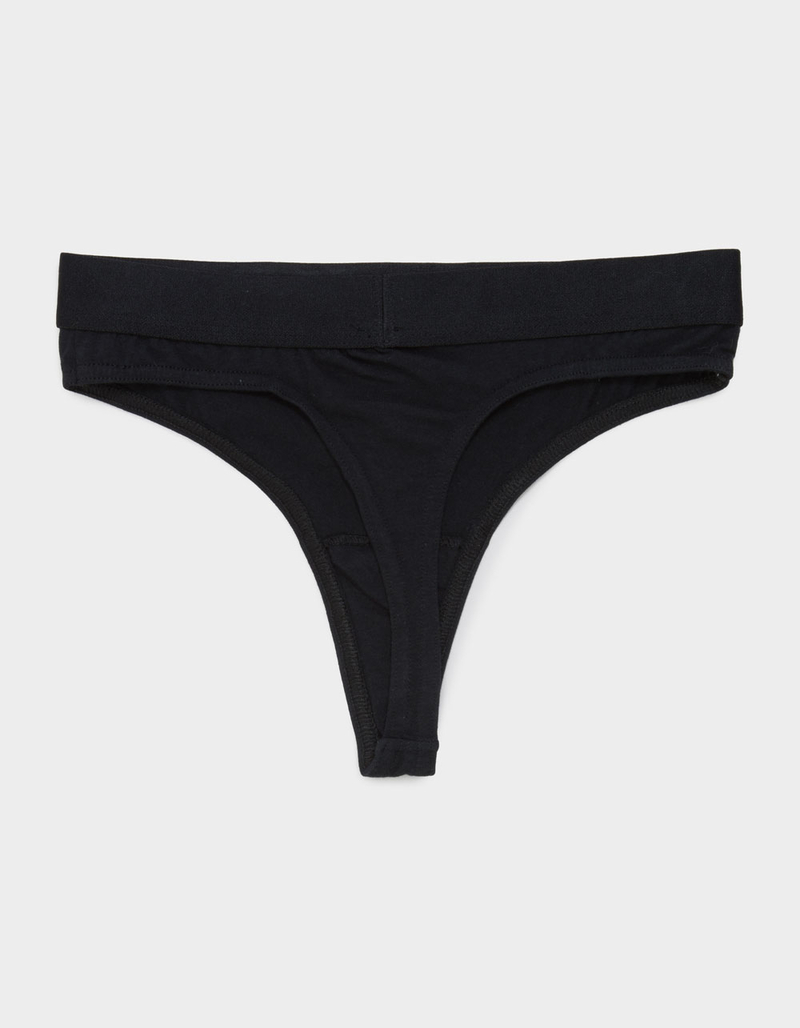 FULL TILT Waistband Cotton Thong image number 1