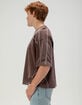 RSQ Mens Seamed Baggy Crop Tee image number 2
