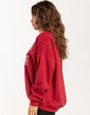 NFL Arizona Cardinals Embroidered Womens Crewneck Sweatshirt image number 3