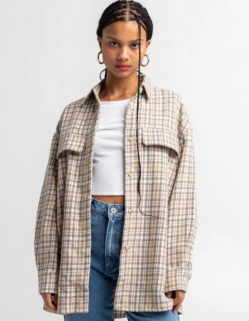 4TH & RECKLESS Coralie Womens Flannel Shirt image number 0