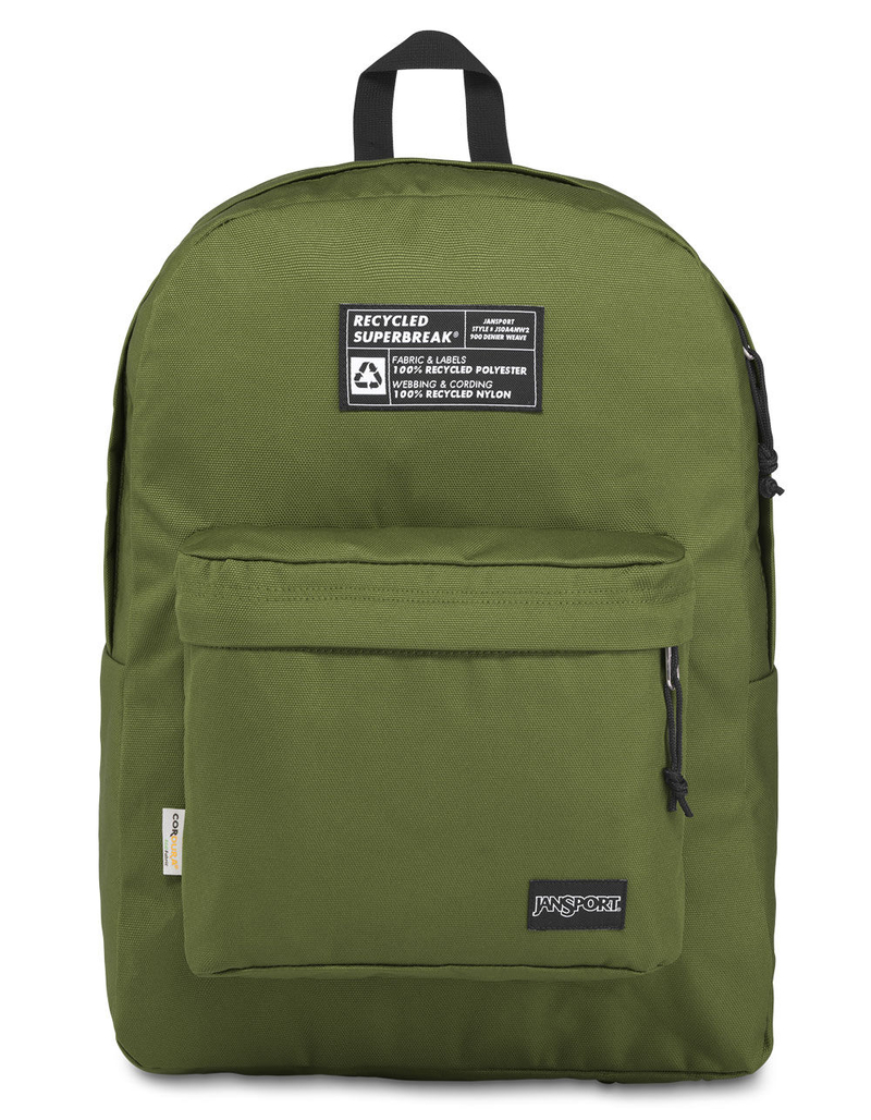 JANSPORT Recycled SuperBreak Olive Backpack image number 0