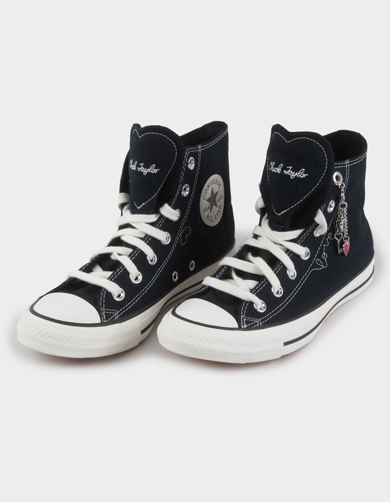 CONVERSE Chuck Taylor All Star Hearts Womens High Top Shoes image number 1