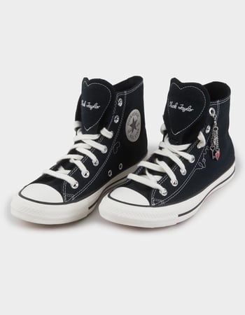 CONVERSE Chuck Taylor All Star Hearts Womens High Top Shoes Alternative Image
