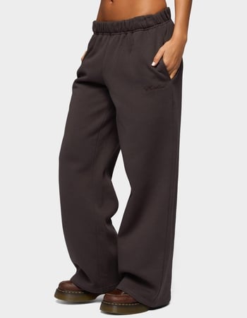 EDIKTED Basic Girl Wide Leg Edikted Sweatpants Alternative Image