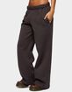 EDIKTED Basic Girl Wide Leg Edikted Sweatpants image number 2