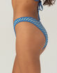 FULL TILT Texture Cheekier High Leg Bikini Bottoms image number 3
