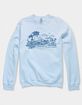 VENICE BEACH Sunset Distressed Unisex Crewneck Sweatshirt image number 1