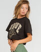 THE ORIGINAL RETRO BRAND Purdue University Womens Crop Tee image number 3