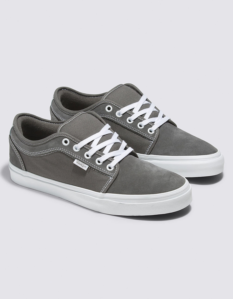 VANS Skate Chukka Low Mens Shoes GRAY/WHITE Tillys