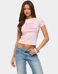 EDIKTED Full Time Hot Girl Tee image number 1
