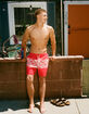 RSQ Mens Seersucker 6.5" Swim Trunks image number 8